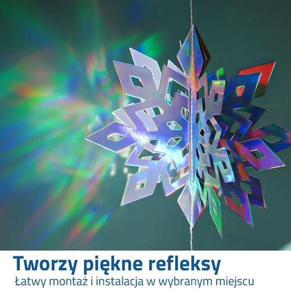Obrazek z Zawieszana dekoracja płatki śniegu