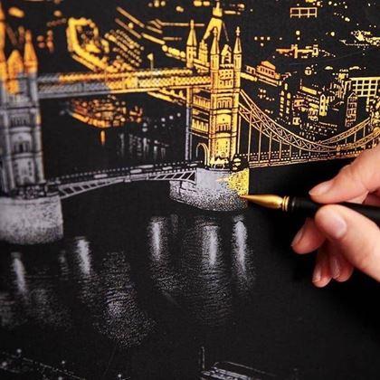 Obrazek z Obraz zdrapka - Londyn