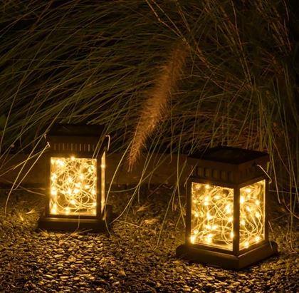 Obrazek z Wisząca latarnia solarna LED