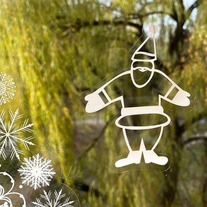 Obrazek z Świąteczna naklejka na okno - choinka