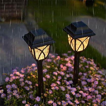 Obrazek z Zestaw 2 lamp solarnych LED do ogrodu