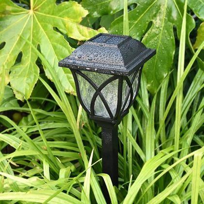 Obrazek z Zestaw 2 lamp solarnych LED do ogrodu