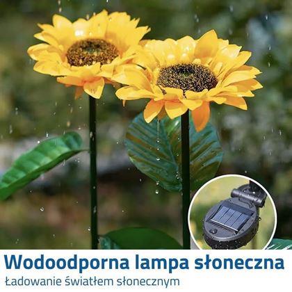 Obrazek z Solarna lampa dekoracyjna – słonecznik