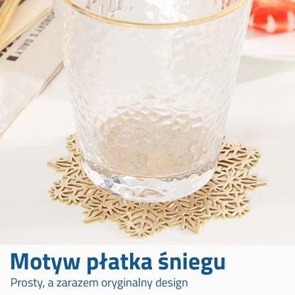 Obraz Podkładka w kształcie płatka śniegu