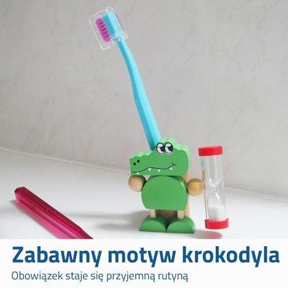 Obrazek z Stojak na szczoteczki z klepsydrą