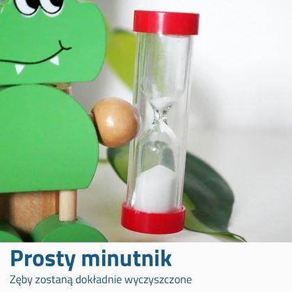 Obrazek z Stojak na szczoteczki z klepsydrą