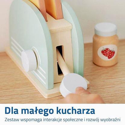 Obraz Drewniany zestaw do zabawy śniadaniowej