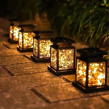 Obrazek z Wisząca latarnia solarna LED