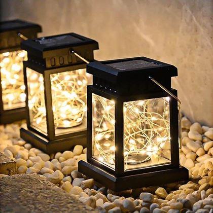 Obrazek z Wisząca latarnia solarna LED