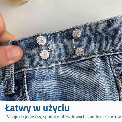 Obrazek z Spinka do regulacji szerokości spodni - stokrotka 