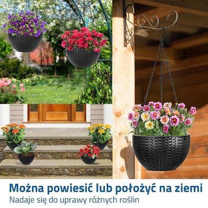 Obrazek z Doniczka wisząca - średnica 17 cm