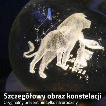 Obraz Świecąca kula LED znak zodiaku