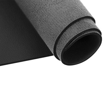 Obrazek z Premiumowa podkładka pod mysz i klawiaturę ze skóry ekologicznej 80x40 cm - czarny