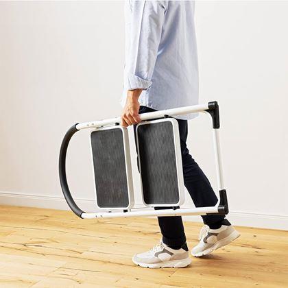 Obrazek z Składane metalowe stopnie 2-stopniowe 83 cm