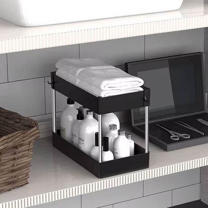 Obrazek z Dwupoziomowy organizator pod zlewem