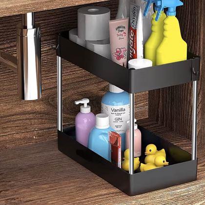 Obrazek z Dwupoziomowy organizator pod zlewem