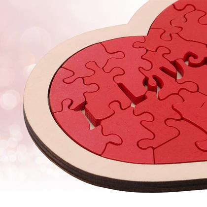 Obrazek z Drewniane puzzle z przesłaniem
