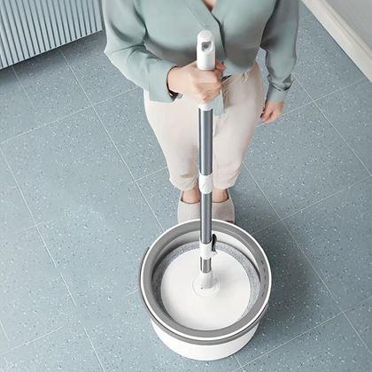 Obrazek z Mop z wiadrem i zapasowym wkładem