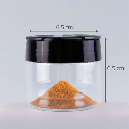 Obrazek z Przezroczysty pojemnik na przyprawy 130 ml