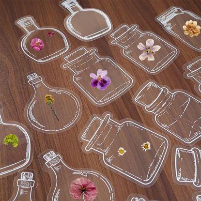 Obraz DIY herbarium - naklejki z suszonych kwiatów