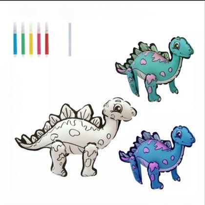 Obrazek z Nadmuchiwana malowanka - Stegozaur