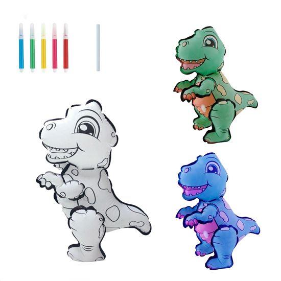 Obrazek z Nadmuchiwana malowanka - T-Rex