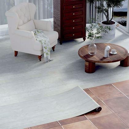 Obrazek z Samoprzylepna folia na podłogę 200x60 cm - szare drewno