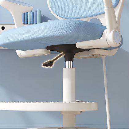 Obrazek z Dziecięce rosnące obrotowe krzesło do biurka - jasnoniebieski