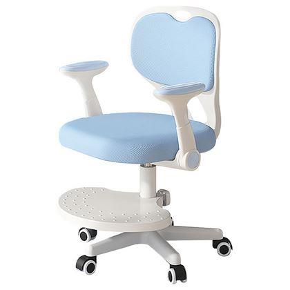 Obrazek z Dziecięce rosnące obrotowe krzesło do biurka - jasnoniebieski
