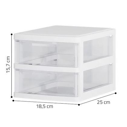 Obrazek z Pudełko/regał na biurko z 2 szufladami