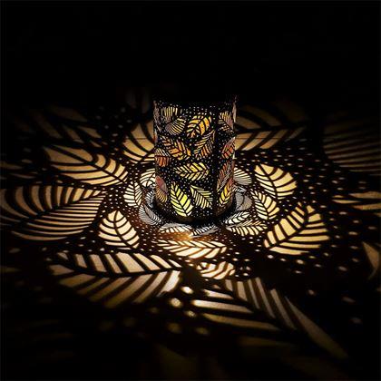Obrazek z Solarny ogrodowy LED lampion cieniowy