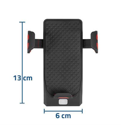 Obrazek z 4w1: Światło LED, powerbank 4000 mAh, dzwonek i uchwyt na telefon na rower