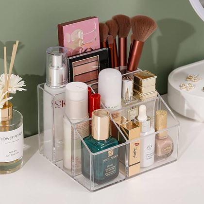 Obrazek z Przezroczysty organizer z 5 przegródkami