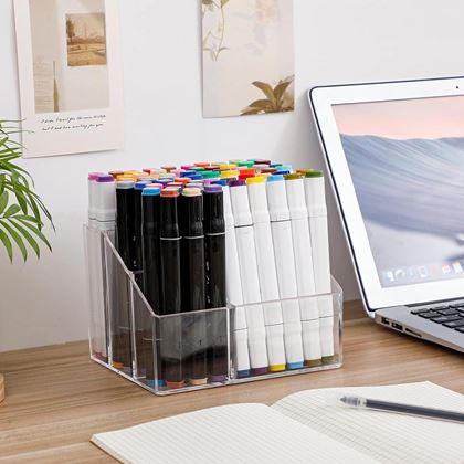 Obrazek z Przezroczysty organizer z 5 przegródkami
