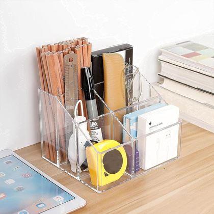 Obrazek z Przezroczysty organizer z 5 przegródkami