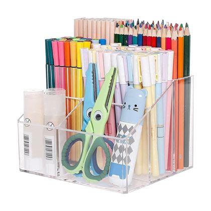 Obrazek z Przezroczysty organizer z 5 przegródkami