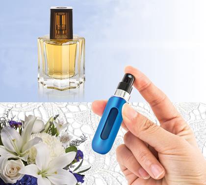 Obrazek z Wymienny atomizer do perfum  -  niebieski