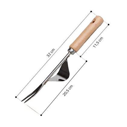 Obrazek z Wyrywacz chwastów z kołyską i drewnianą rączką