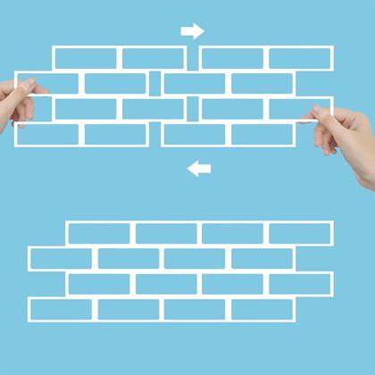 Obrazek z Szablony na ścianę 4 szt. - cegły