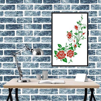 Obrazek z Szablony na ścianę 4 szt. - cegły