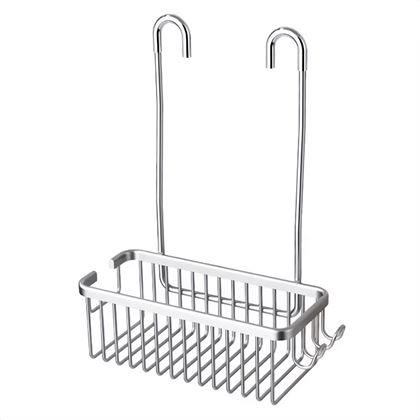 Obrazek z Wiszący koszyk do prysznica - srebrny