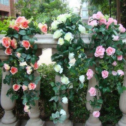 Obrazek z Sztuczna zwisająca roślina 90 cm -  biały