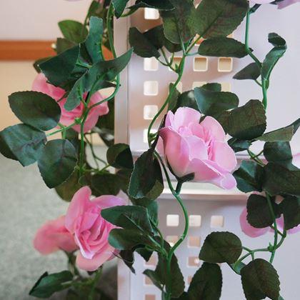 Obrazek z Sztuczna zwisająca roślina 90 cm -  różowy