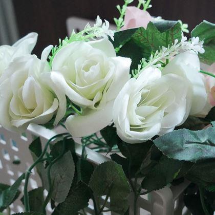 Obrazek z Sztuczna zwisająca roślina 90 cm -  biały