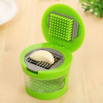 Obraz Ręczna krajalnica do czosnku + 2 nasadki