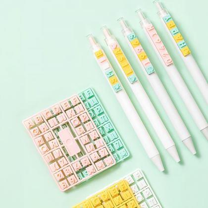 Obrazek z 2 szt. długopisów DIY z własnym napisem