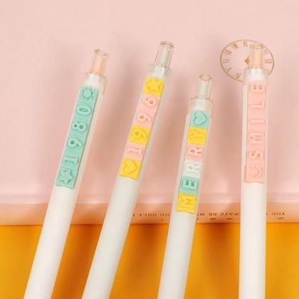 Obrazek z 2 szt. długopisów DIY z własnym napisem