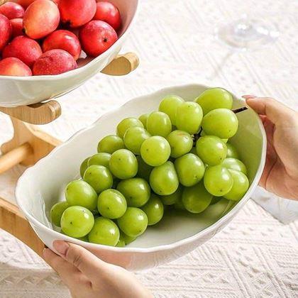 Obrazek z Dwupoziomowa etażerka na owoce i produkty spożywcze