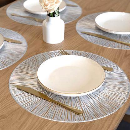 Obraz Okrągłe podkładki na stół promienie słońca