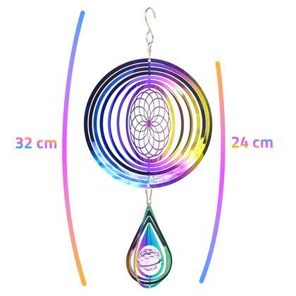 Obrazek z 3D dekoracja wiatrowa mandala